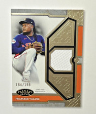 2024 Topps Tier One FRAMBER VALDEZ Jersey Patch 184/199 Astros