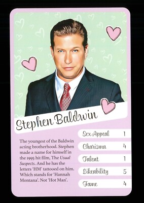 1 x Bildkarte von Stephen Baldwin - A019