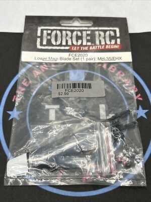 Force RC. FCE2020 Lower Main Blade Set. MH-35 / FHX