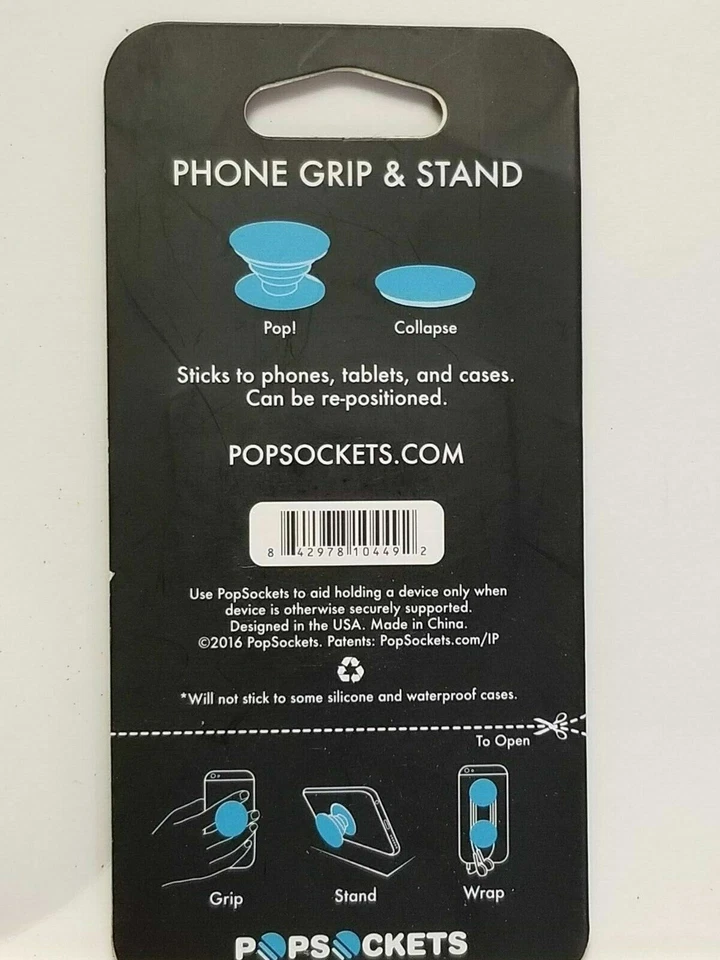 New Original Tropicana PopSockets PopGrip Universal Phone Grip Stand - Image 2 of 2