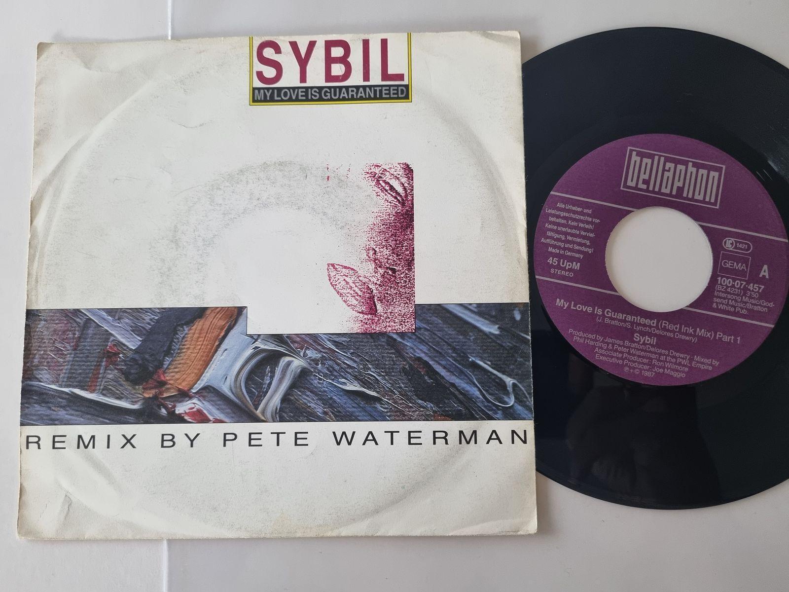 7"" Single Sybil - My love is guaranteed Vinyl Germany/ Peter Waterman Remix