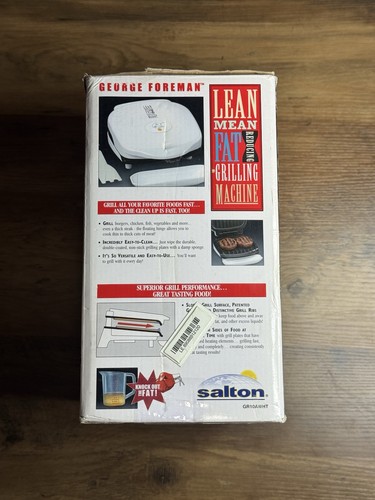 George Foreman "Lean Mean Fat Reducing Grilling Machine" GR10AWHT  New Open Box - 第 4/15 張圖片