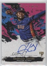 2021 Inception Rookie and Emerging Star Magenta 84/99 Cristian Javier Auto 0dj0