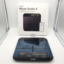 Wyze Smart Scale X - Digital Bathroom Scale for Body Weight Black 