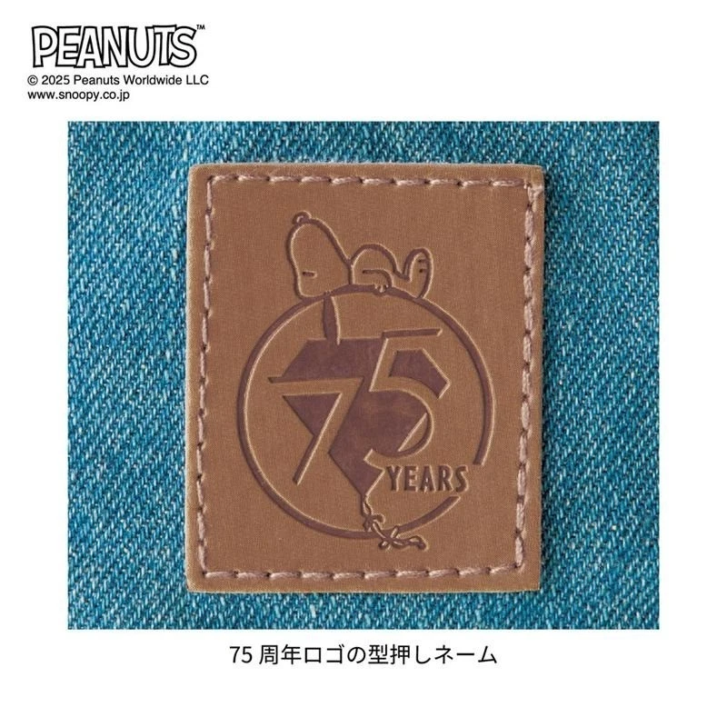 Bolso de Mano Peanuts 75th Snoopy x ROOTOTE Collab Denim Bordado Estilo Vintage Foto 4 de 4