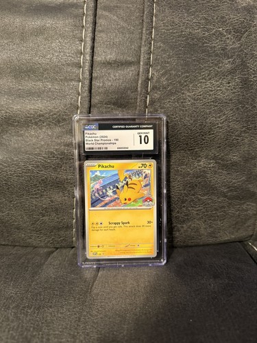 2024 Pikachu Black Star Promo #190 CGC 10 Gem Mint