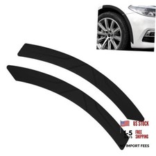 2 PCS Wheel Tire Eyebrow Strips, Silicone Auto Fender Flare Anti Collision