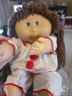 Cabbage Patch Kids Doll Coleco 1978/1982  brown hair brown/eyes Vintage Signed