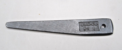 U.T.D. Co # 1 Morse Taper Drift Key Machinist Lathe Shanks