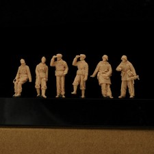 1/72 1/48 WWII German Winter Tanks 6pcs 3d Printed Resin Model Soldiers