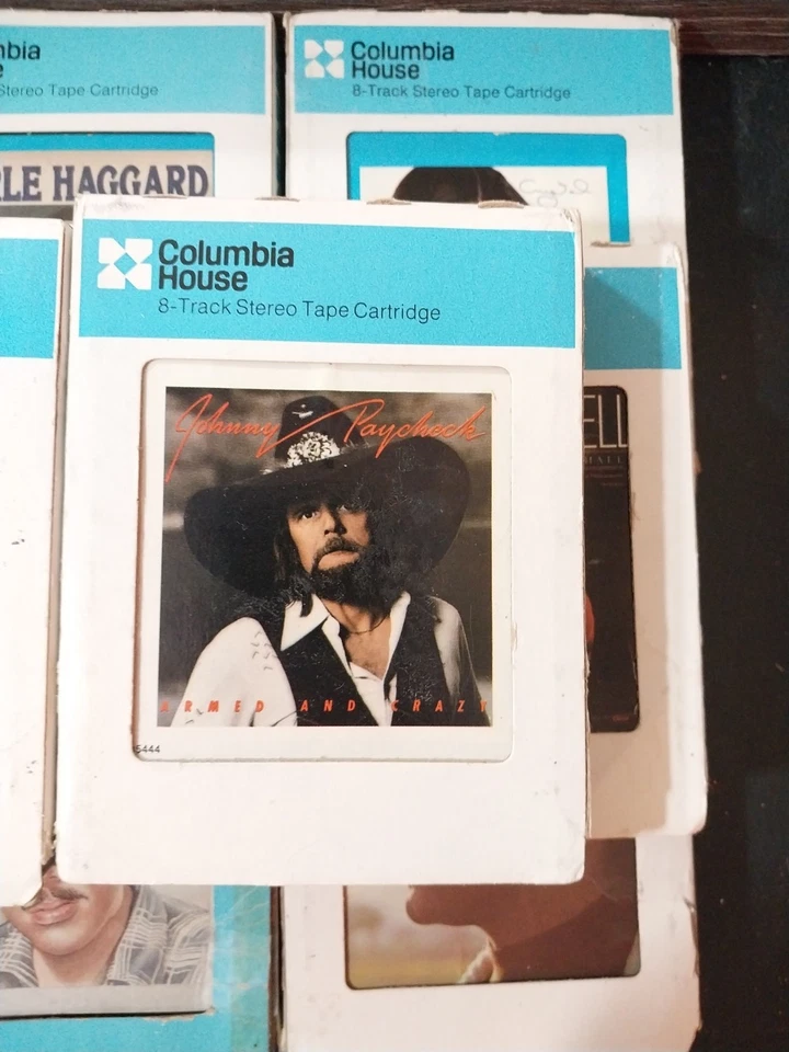 Columbia House 8 Track Tapes Lot Of 11 Johnny Mathis, Hank Williams, Crystal G.  - Image 2 of 4