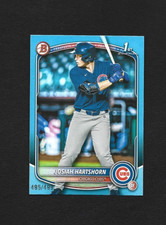 2025 Bowman Draft Josiah Hartshorn BD-21 Sky Blue Parallel /499 - Cubs