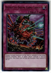Destructive Daruma Karma Cannon RA04-EN103 Quarter Century Stampede Ultra Rare