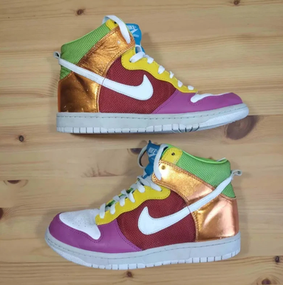 Nike Zoom Dunk Hi Premium Women's Size 9.5 Multicolor Hi-Top