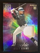 RILEY ADAMS 2022 CAPSTONE ROOKIE PATCH PRIZM SP GREAT LOOKING ART WORK