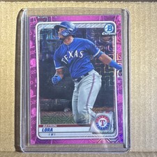 2020 Bowman Chrome - Bayron Lora #BCP-159 Pink Mojo Refractor /199