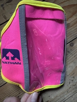 Nathan 5K Läufer-Taillenpackung - Neon Pink/Gelb, Verstellbar, Sehr gut