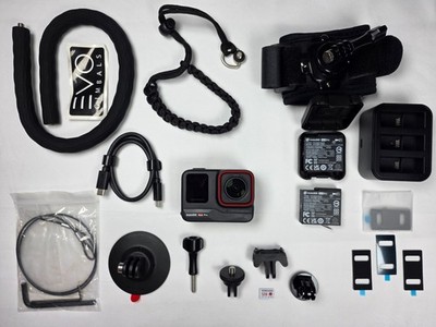 Insta360 Ace Pro 8K Action Camera Bundle | MINT TESTED | 2 Batt, Hub, 128GB
