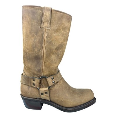 Frye Women s 12R Brown Leather Harness Western Boot Size US 8