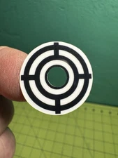 Crosshair Style Round Target for Bally, Gottlieb, Williams, Etc Pinball Machines