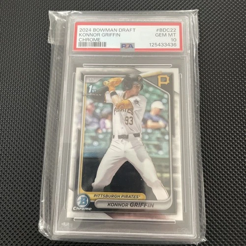 2024 Bowman Draft Konnor Griffin 1st Bowman Chrome Psa 10