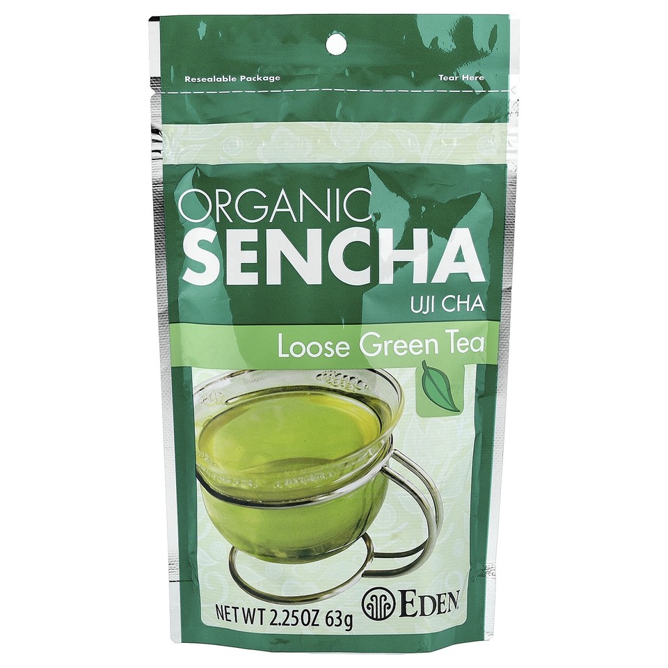 Organic Sencha, Uji Cha, Loose Green Tea, 2.25 oz (63 g)