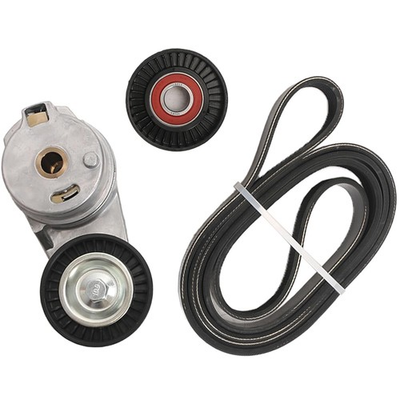 #ad 38323 Serpentine Belt Drive Component Kit Fit for Dodge Ram 1500 2500 Black $86.01