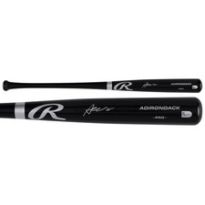 Austin Wells New York Yankees Autographed Black Rawlings Pro Bat