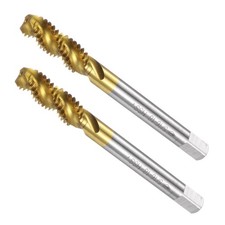 2 Pcs 5/16-18 UNC H2 Spiral Flute Thread Taps H2 Screw Threading Tap
