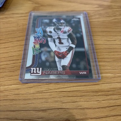 Topps Chrome NFL 2025 Malik Nabers Future Stars