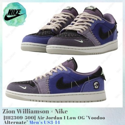Zion Williamson × Nike Air Jordan 1 Low OG IH2309-500 Men's US3-14 NEW
