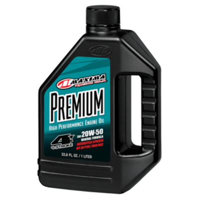 Maxima Premium 4 20W50 4T Petroleum Base 1 Liter XL weiß