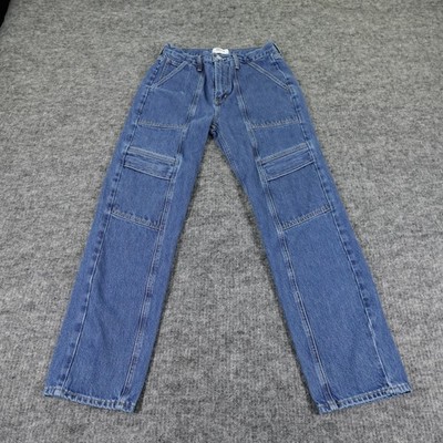 AGOLDE Jeans Womens 26 Straight Leg Cargo Cooper Utility Pants Organic Cotton