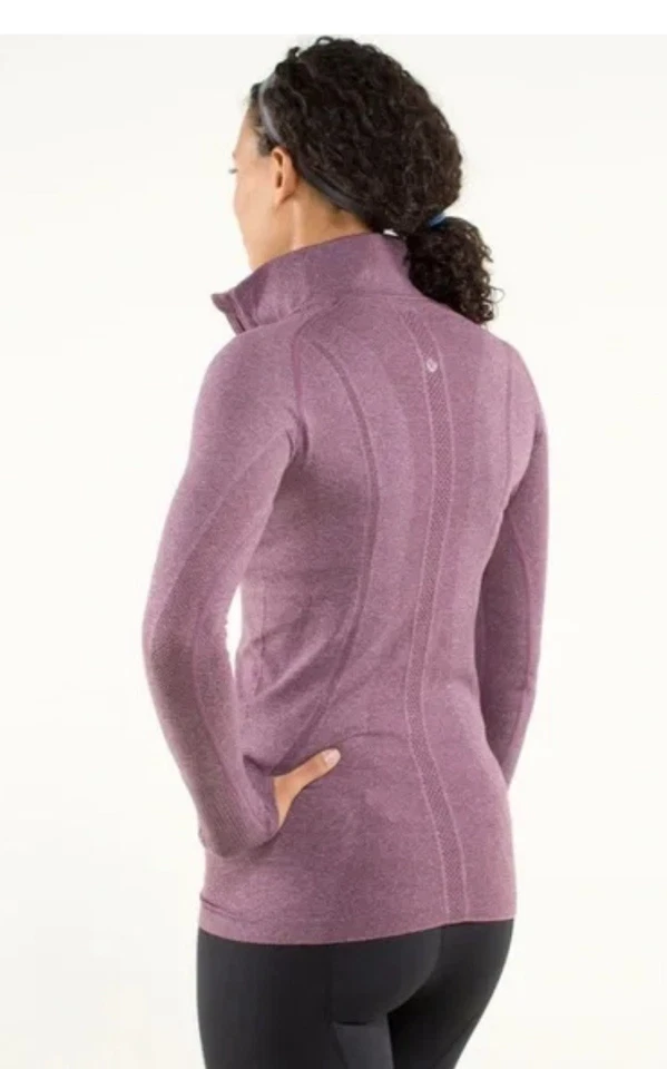 Lululemon Purple Quarter-Zip Pullover size 4 - Image 2 of 4