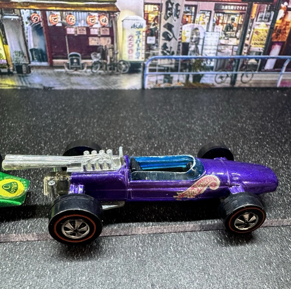 Hot Wheels Redline Lot Of 2 1969 Grand Prix Racers - Indy Eagle & Lotus Turbine - Image 4 of 4