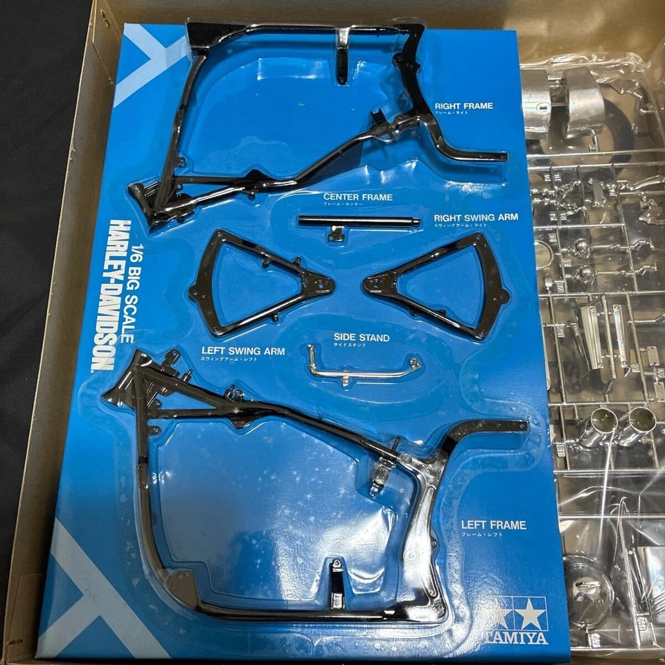 Grande scala 1:6! Raro modello in plastica TAMIYA Harley Davidson FAT BOY da ... - Immagine 3 di 4