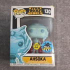 Funko Pop Star Wars AHSOKA 130 Glow in the Dark LACC Exclusive! *Damaged Box*