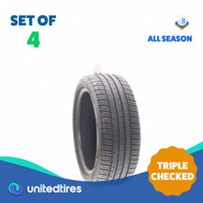 Set Of 4 Used 21545zr17 Michelin Pilot Sport All Season 4 91y - 7.5-832