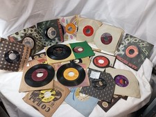 Lot Of 25 Vintage 45 RPM Vinyl Records Various Artists LOT G
