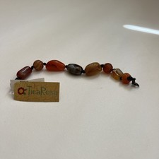 Vintage Tica Rosa 925 Sterling Silver & Assorted Gemstones Bracelet