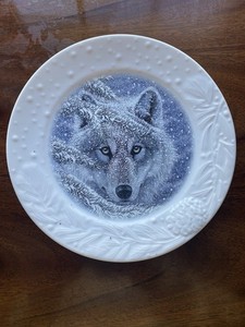 Bradford Exchange Wolf Collector Plates: Window to the Soul & Faces of the Wild