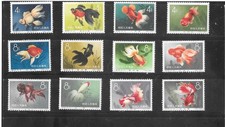 Chine 1960 Mi. 534-545 Fisch POISSON NEUF** MNH High Value