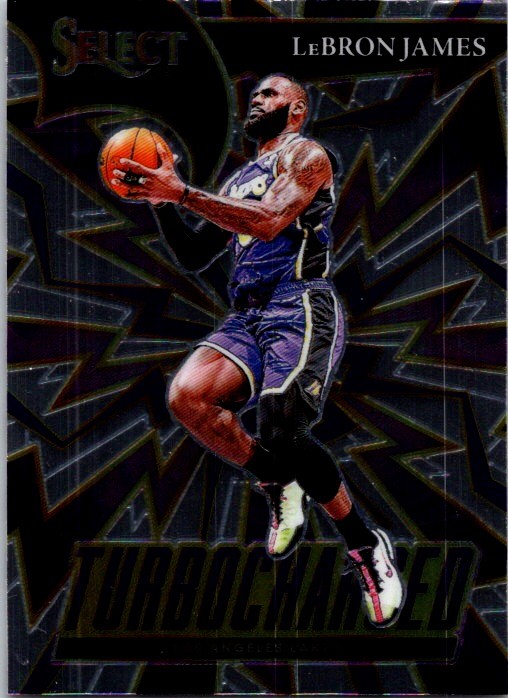 2021-22 Panini Select #5 LeBron James Turbo Charged