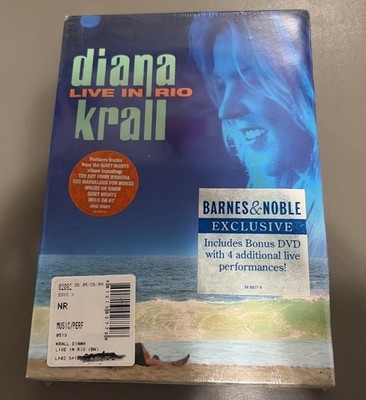 Diana Krall: Live in Rio (2-DVD Set, 2009) B&N Exclusive NEW & SEALED FREE SHIP