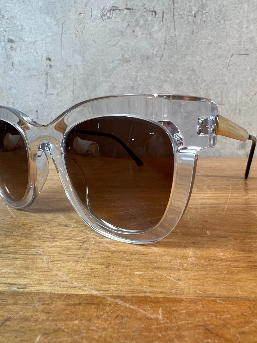 Thierry Lasry Sexxxy Sunglasses Clear Frame Brown Lens 50-23  display picture 1