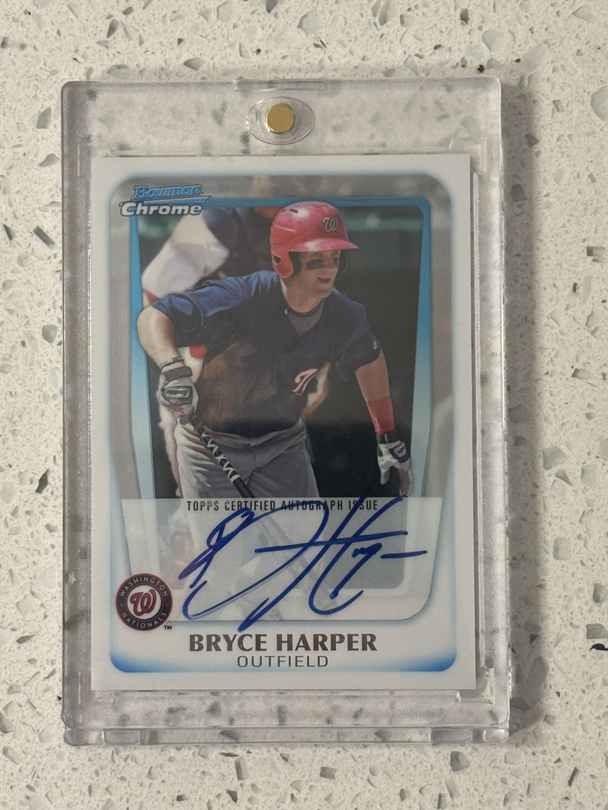 2011 Bowman Chrome - Prospects Autograph Bryce Harper #BCP111 (AU, RC)
