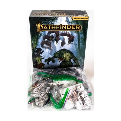Paizo Pathfinder 2E Figuren - Bestiarium Box Mit Age Of Ashes Figuren VG+/NM