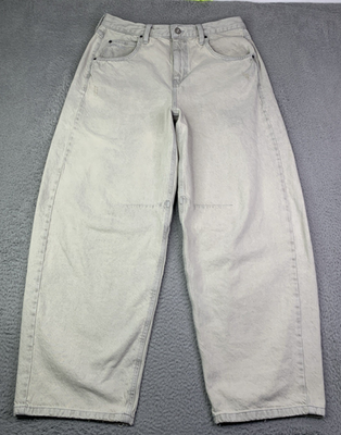 #ad BDG Urban Outfitters Barrel Jeans Womens Size 34 Barrel High Rise Distressed $49.00