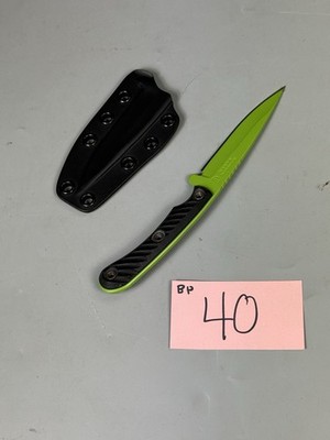 Sparrow Knives by Goathead Acid Green in Kydex Bp40