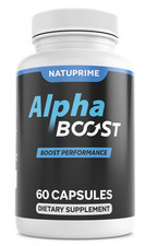 Alpha Boost Mens Health Support Supplement 60 Capsules Alpha Boost By NatuPrime